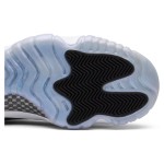 Air Jordan 11 Low ‘Concord’ 528895-145 White and Black Sneakers with Patent Leather and Icy Blue Outsole