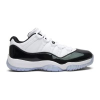 Air Jordan 11 Low ‘Concord’ 528895-145 - White and Black Sneakers with Patent Leather & Icy Blue Outsole