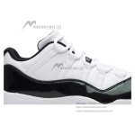 Air Jordan 11 Low ‘Concord’ 528895-145 White and Black Sneakers with Patent Leather and Icy Blue Outsole
