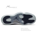 Air Jordan 11 Low ‘Cement Grey’ 528895-007 Cement Grey and Navy Sneakers with Patent Leather and Icy Blue Outsole
