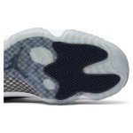 Air Jordan 11 Low ‘Cement Grey’ 528895-007 Cement Grey and Navy Sneakers with Patent Leather and Icy Blue Outsole