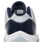 Air Jordan 11 Low ‘Cement Grey’ 528895-007 Cement Grey and Navy Sneakers with Patent Leather and Icy Blue Outsole