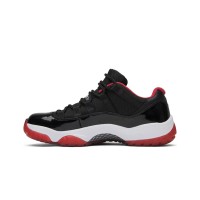 Air Jordan 11 Low ‘Bred’ 528895-012 - Iconic Black, Red & White Sneakers with Patent Leather Finish