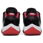 Air Jordan 11 Low ‘Bred’ 528895-012 - Black, Red & White Sneakers with Patent Leather Finish