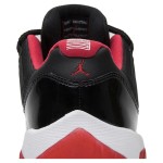 Air Jordan 11 Low ‘Bred’ 528895-012 - Black, Red & White Sneakers with Patent Leather Finish