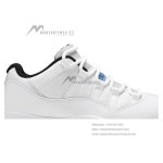 Air Jordan 11 Low 'Legend Blue' AV2187-117 - Crisp White Sneakers with Icy Blue Outsole & Air Cushioning