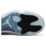 Air Jordan 11 Low 'Legend Blue' AV2187-117 - Crisp White Sneakers with Icy Blue Outsole & Air Cushioning