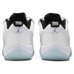 Air Jordan 11 Low 'Legend Blue' AV2187-117 - Crisp White Sneakers with Icy Blue Outsole & Air Cushioning