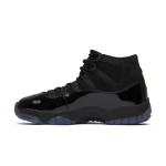 Air Jordan 11 'Cap and Gown' 378037-005 - All-Black Sneakers with Patent Leather Shine