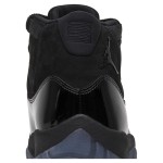 Air Jordan 11 'Cap and Gown' 378037-005 - All-Black Sneakers with Patent Leather Shine