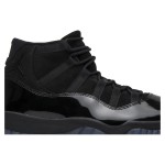 Air Jordan 11 'Cap and Gown' 378037-005 - All-Black Sneakers with Patent Leather Shine