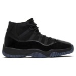 Air Jordan 11 'Cap and Gown' 378037-005 - All-Black Sneakers with Patent Leather Shine