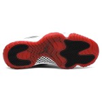 Air Jordan 11 Retro 'Bred' 378037-061 - Black and Red Sneakers with Patent Leather Finish