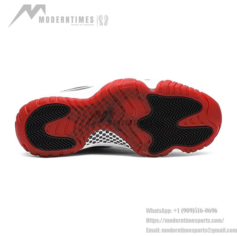 Air Jordan 11 Retro 'Bred' 378037-061 - Black and Red Sneakers with Patent Leather Finish