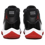 Air Jordan 11 Retro 'Bred' 378037-061 - Black and Red Sneakers with Patent Leather Finish