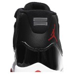 Air Jordan 11 Retro 'Bred' 378037-061 - Black and Red Sneakers with Patent Leather Finish