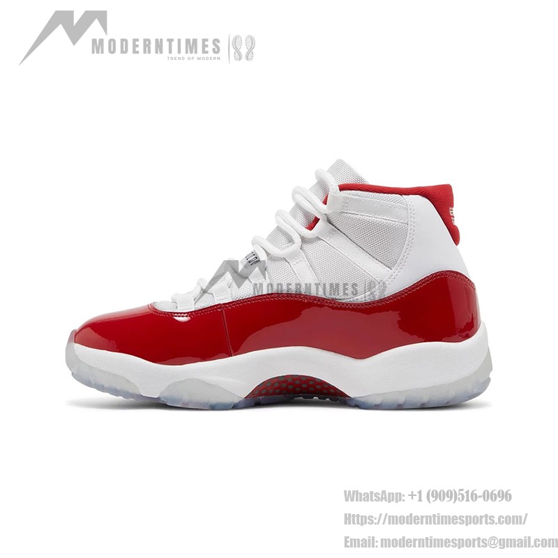 Air Jordan 11 Retro 'Cherry' CT8012-116 - White and Red Sneakers with Patent Leather Shine