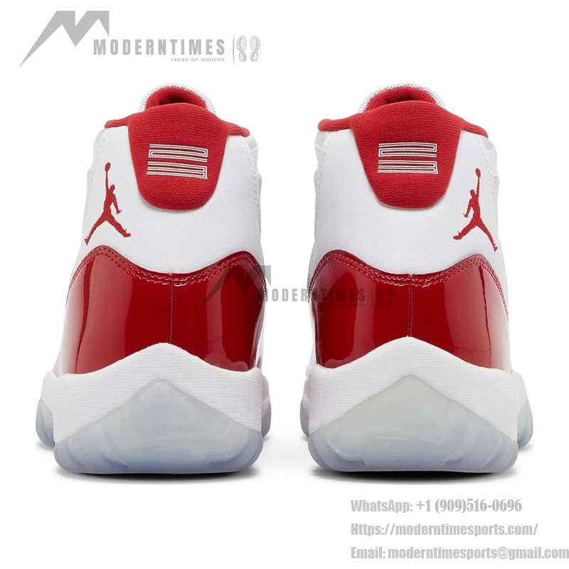 Air Jordan 11 Retro 'Cherry' CT8012-116 - White and Red Sneakers with Patent Leather Shine