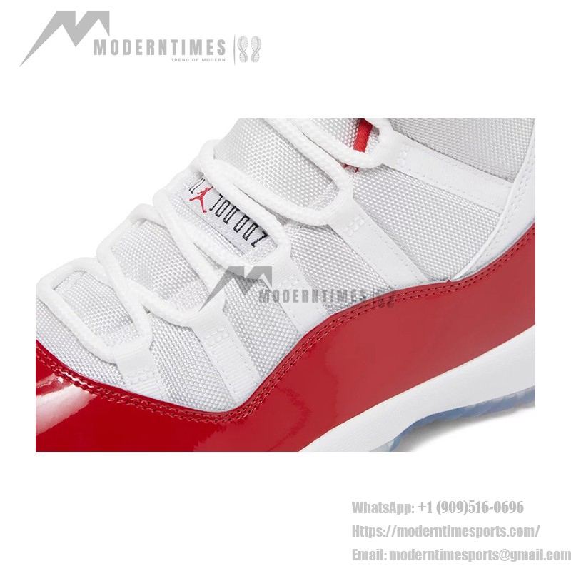 Air Jordan 11 Retro 'Cherry' CT8012-116 - White and Red Sneakers with Patent Leather Shine