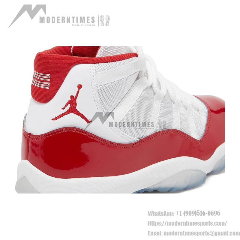 Air Jordan 11 Retro 'Cherry' CT8012-116 - White and Red Sneakers with Patent Leather Shine