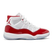 Air Jordan 11 Retro 'Cherry' CT8012-116 – Classic White and Red Sneakers with Patent Leather Shine