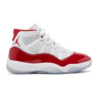 Air Jordan 11 Retro 'Cherry' CT8012-116 – Classic White and Red Sneakers with Patent Leather Shine