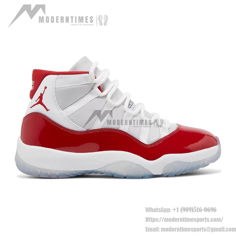 Air Jordan 11 Retro 'Cherry' CT8012-116 - White and Red Sneakers with Patent Leather Shine