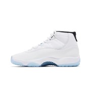 Air Jordan 11 Retro 'Legend Blue' CT8012-104 - White Sneakers with Icy Blue Outsole & Black Collar