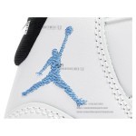 Air Jordan 11 Retro 'Legend Blue' CT8012-104 White Sneakers with Icy Blue Outsole and Black Collar