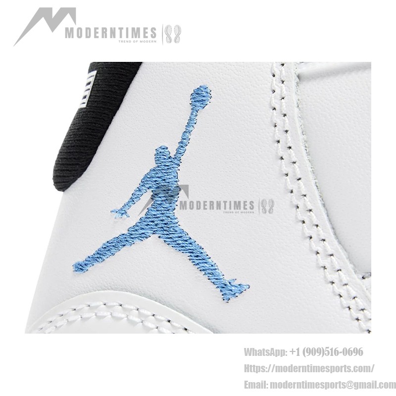 Air Jordan 11 Retro 'Legend Blue' CT8012-104 White Sneakers with Icy Blue Outsole and Black Collar