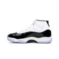 Air Jordan 11 Retro 'Concord' 378037-100 – Ikonische Schwarz-Weiße Sneaker mit Eisiger Außensohle für Zeitlosen Stil