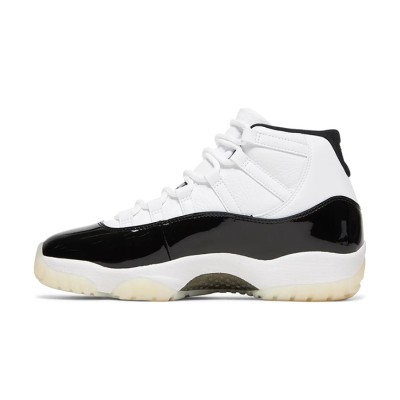 Air Jordan 11 Retro 'DMP' CT8012-170 - White and Black Sneakers with Gold Jumpman Logo & Milky Outsole