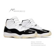 Air Jordan 11 Retro 'DMP' CT8012-170 - White and Black Sneakers with Gold Jumpman Logo & Milky Outsole