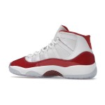 Air Jordan 11 Retro Cherry 378038-116 - White and Red Sneaker with Patent Leather and Icy Sole