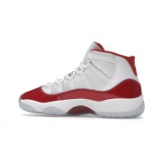 Air Jordan 11 Retro Cherry 378038-116 - Iconic White and Red Sneaker with Patent Leather and Icy Sole