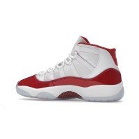 Air Jordan 11 Retro Cherry 378038-116 - Iconic White and Red Sneaker with Patent Leather and Icy Sole