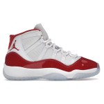 Air Jordan 11 Retro Cherry 378038-116 - White and Red Sneaker with Patent Leather and Icy Sole