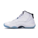 Air Jordan 11 Retro 'Legend Blue' 378038-104 - Iconic White Sneakers with Icy Blue Sole