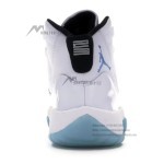 Air Jordan 11 Retro 'Legend Blue' 378038-104 - Iconic White Sneakers with Icy Blue Sole
