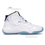 Air Jordan 11 Retro 'Legend Blue' 378038-104 - Iconic White Sneakers with Icy Blue Sole