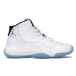 Air Jordan 11 Retro 'Legend Blue' 378038-104 - Iconic White Sneakers with Icy Blue Sole