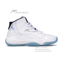 Air Jordan 11 Retro 'Legend Blue' 378038-104 - Iconic White Sneakers with Icy Blue Sole and Premium Comfort