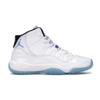 Air Jordan 11 Retro 'Legend Blue' 378038-104 - Kultige Weiße Sneaker mit Eisblauer Sohle und Hohem Tragekomfort