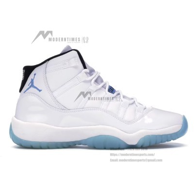 Air Jordan 11 Retro 'Legend Blue' 378038-104 - Iconic White Sneakers with Icy Blue Sole and Premium Comfort
