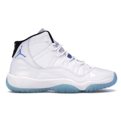 Air Jordan 11 Retro 'Legend Blue' 378038-104 - Iconic White Sneakers with Icy Blue Sole and Premium Comfort