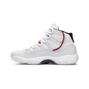 Air Jordan 11 Retro 378038-016 – Classic White Sneaker with Red Accents and Milky Outsole for Ultimate Style