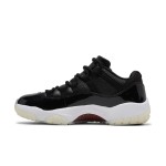 Air Jordan 11 Low Retro AV2187-001 Black Patent Leather Sneaker with Icy Outsole