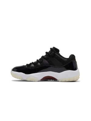 Air Jordan 11 Low Retro AV2187-001 – Zeitloser schwarzer Patent-Leder Sneaker mit milchiger Außensohle