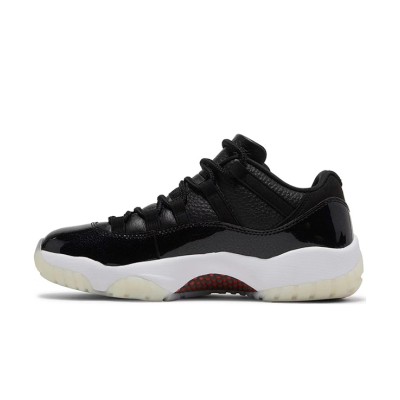 Air Jordan 11 Low Retro AV2187-001 – Timeless Black Patent Leather Sneaker with Icy Outsole