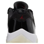 Air Jordan 11 Low Retro AV2187-001 Black Patent Leather Sneaker with Icy Outsole